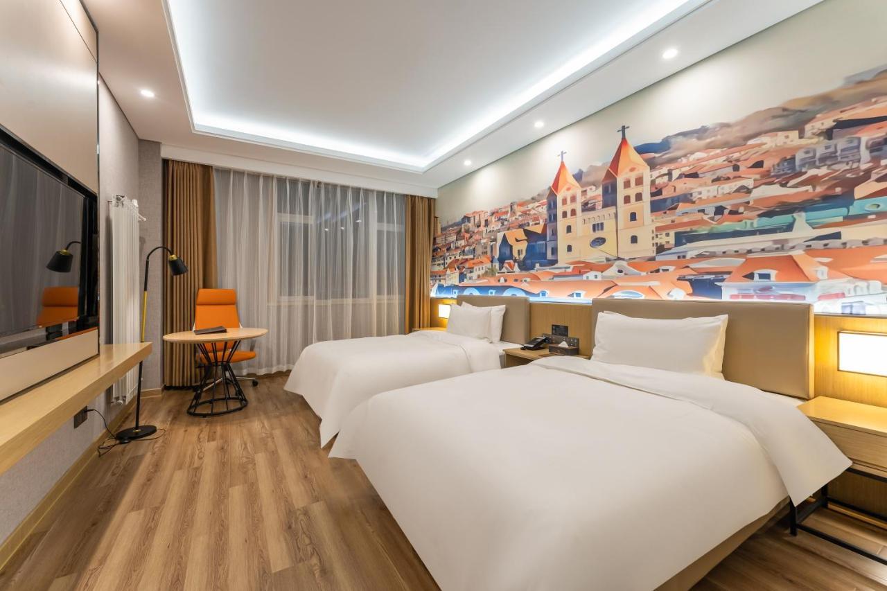 Joy Fall Hotel Jiaozhou ภายนอก รูปภาพ