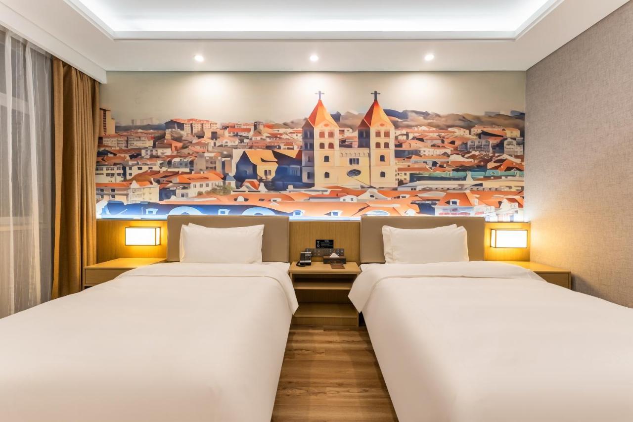 Joy Fall Hotel Jiaozhou ภายนอก รูปภาพ